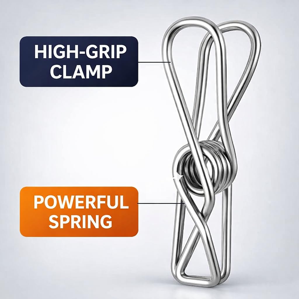 Stainless Steel Multi-Clip Drying Rack
