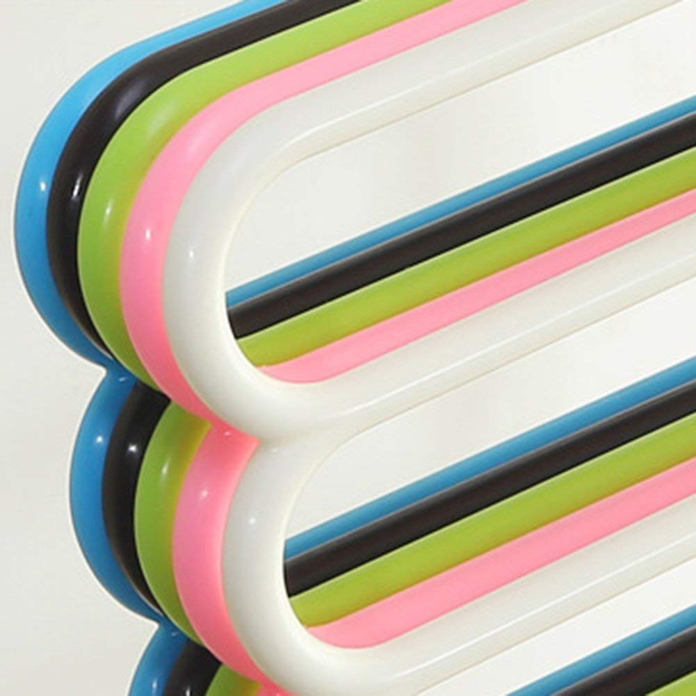 5-Layer Space-Saving Trouser Hanger Pack of 2