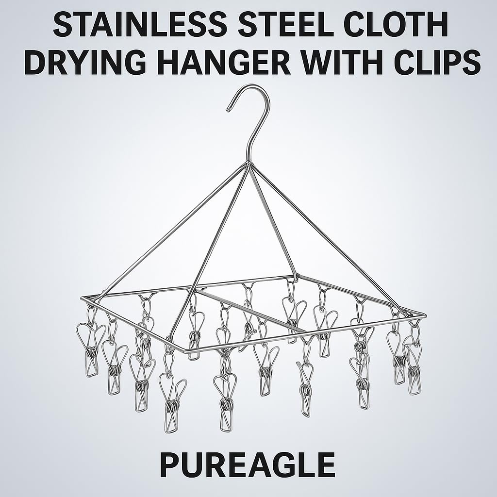 Stainless Steel Multi-Clip Drying Rack