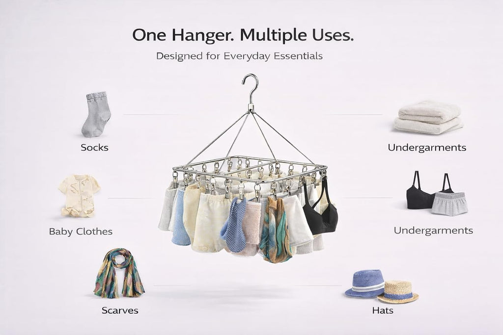 Stainless Steel Multi-Clip Drying Rack