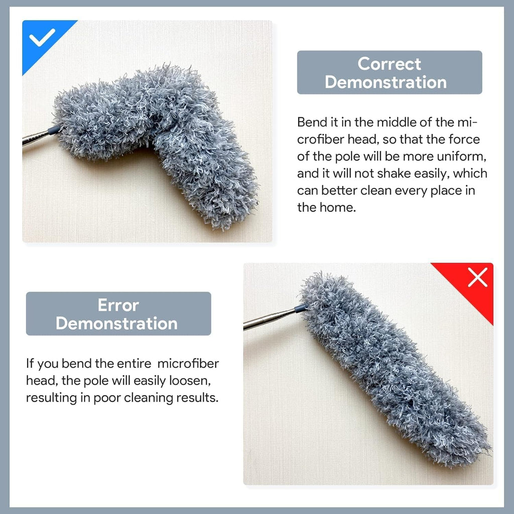 Extendable 100-Inch Microfiber Ceiling Duster
