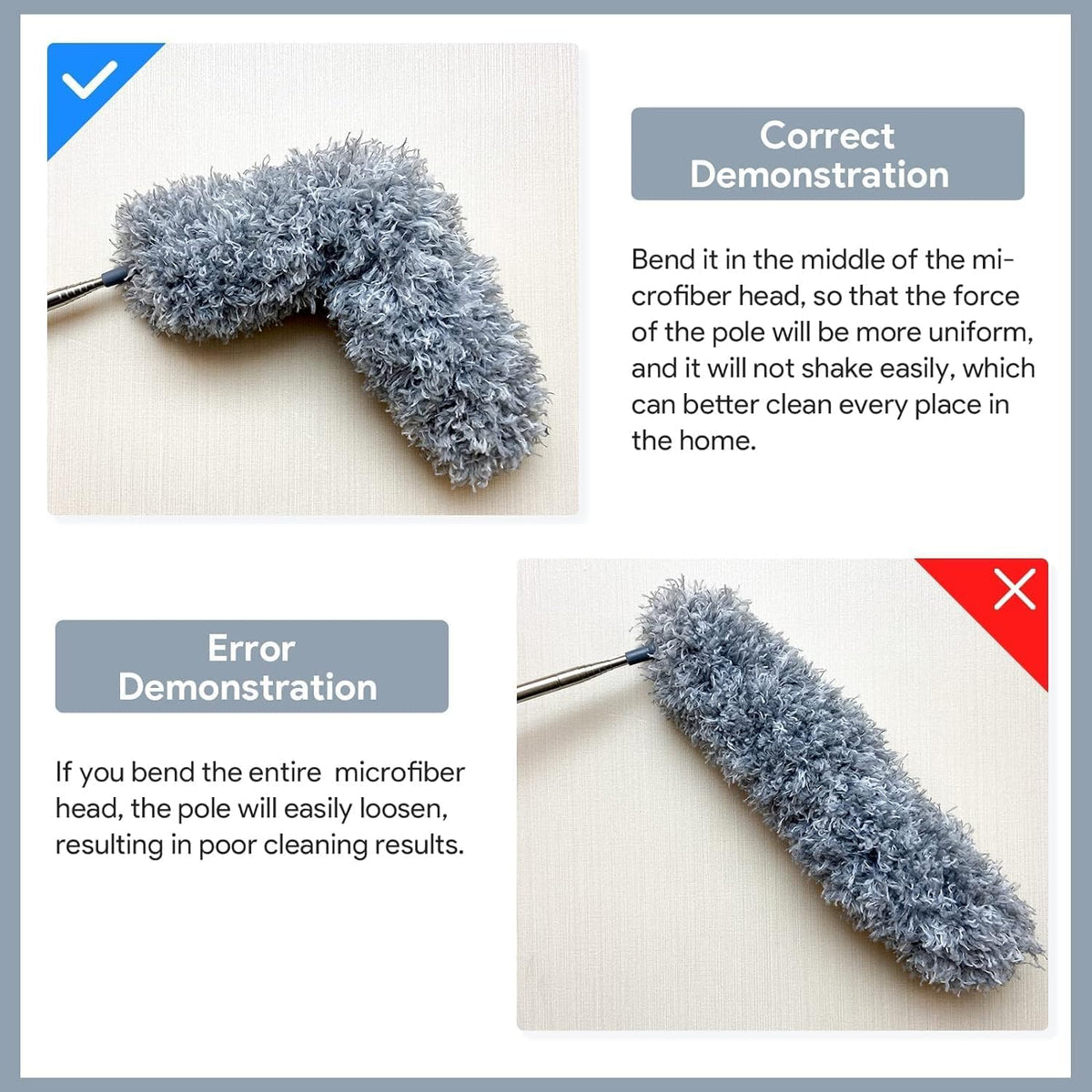 Extendable 100-Inch Microfiber Ceiling Duster