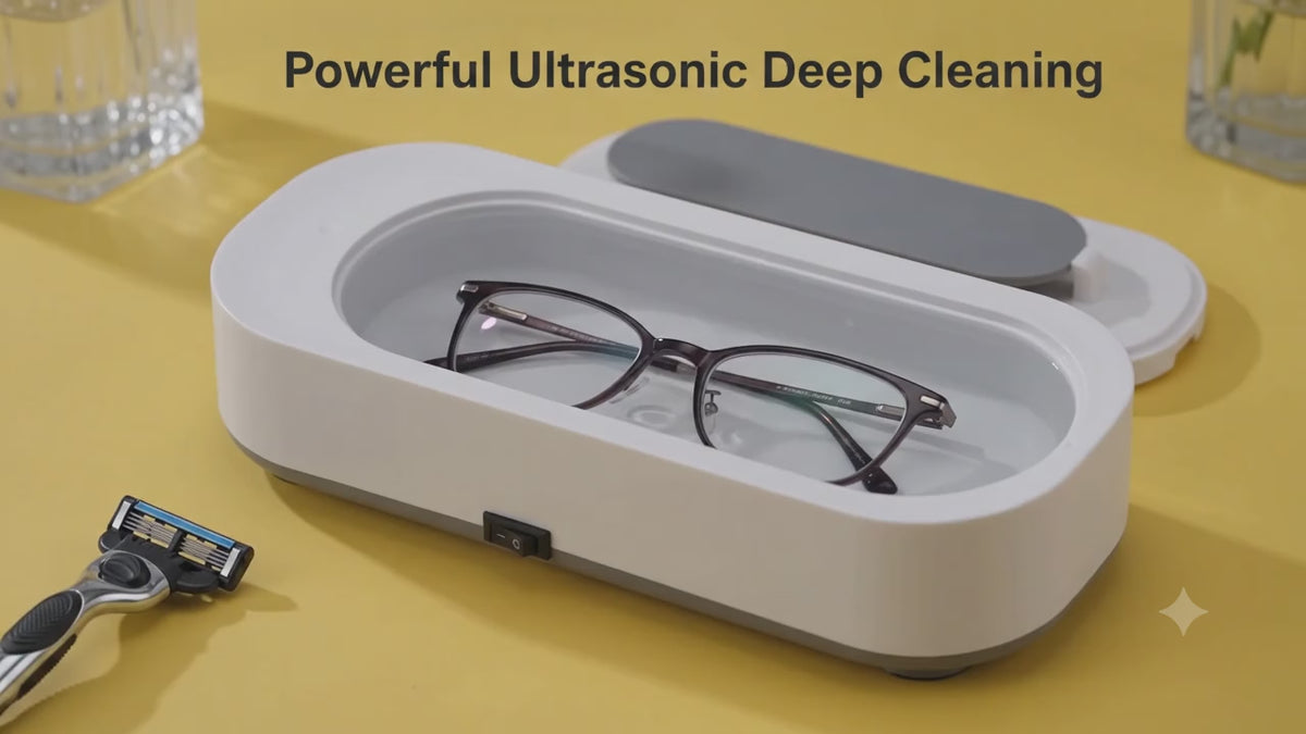 Ultrasonic Cleaner High Frequency Household Mini Portable Ultrasonic Vibration Cleaning Machine